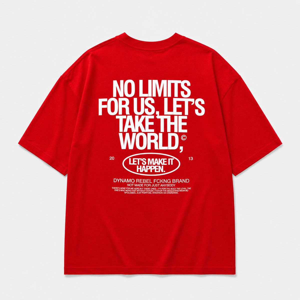 CAMISETA OVERSIZE RED LIMITS