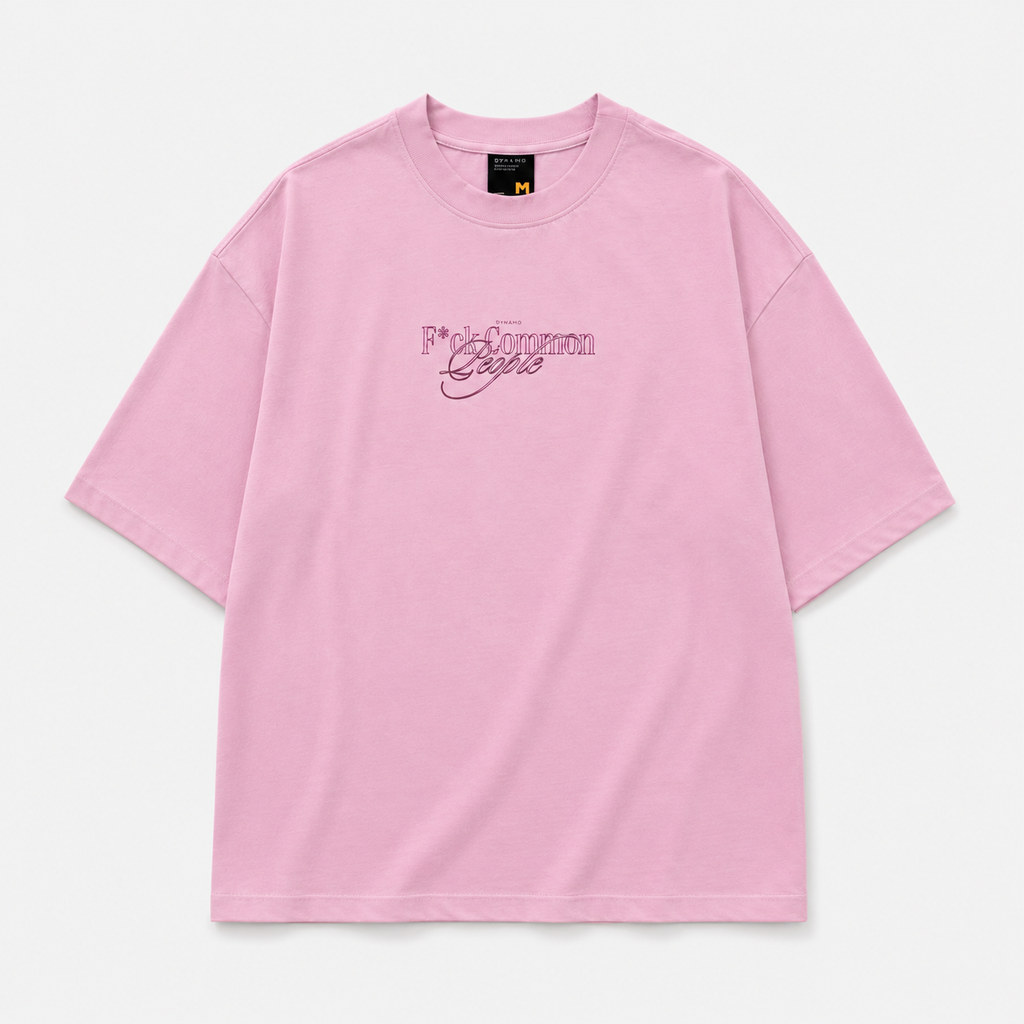 CAMISETA OVERSIZE PINK FUCK
