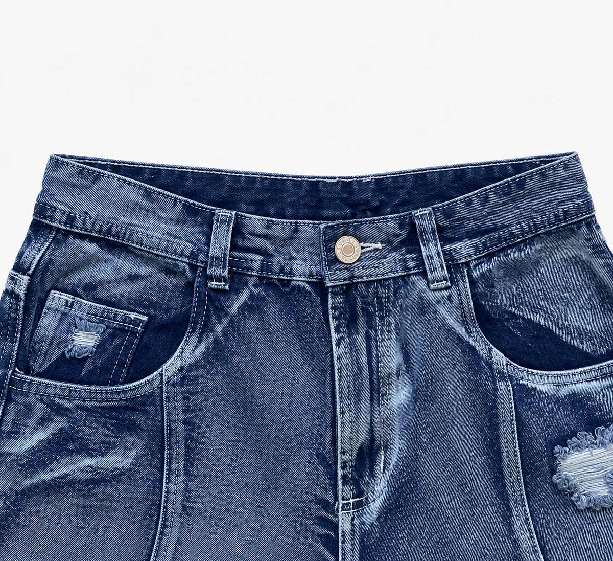 JORTS DENIM DARK BLUE