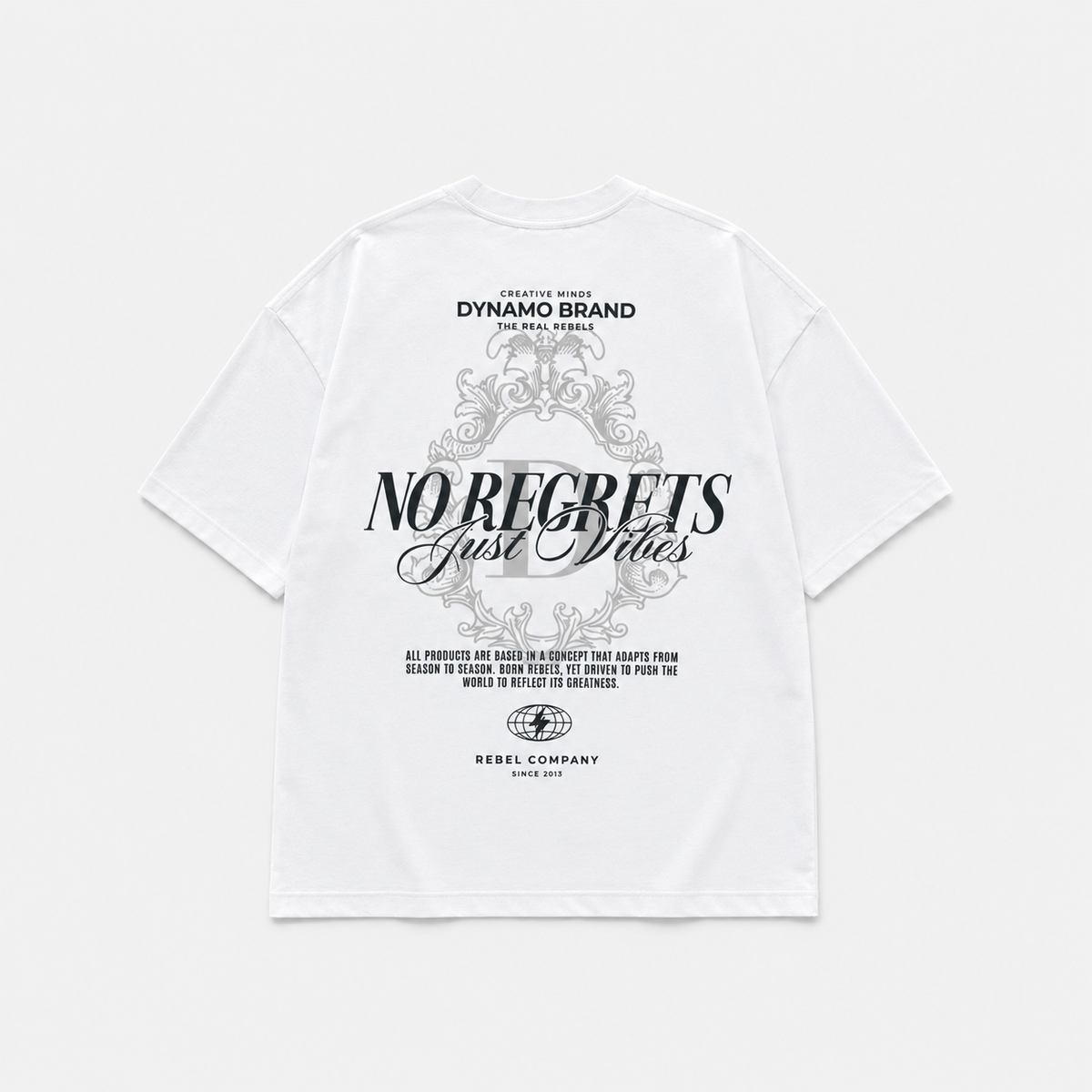 CAMISETA OVERSIZE BLANCO GLASS
