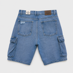 BERMUDA CARGO DENIM