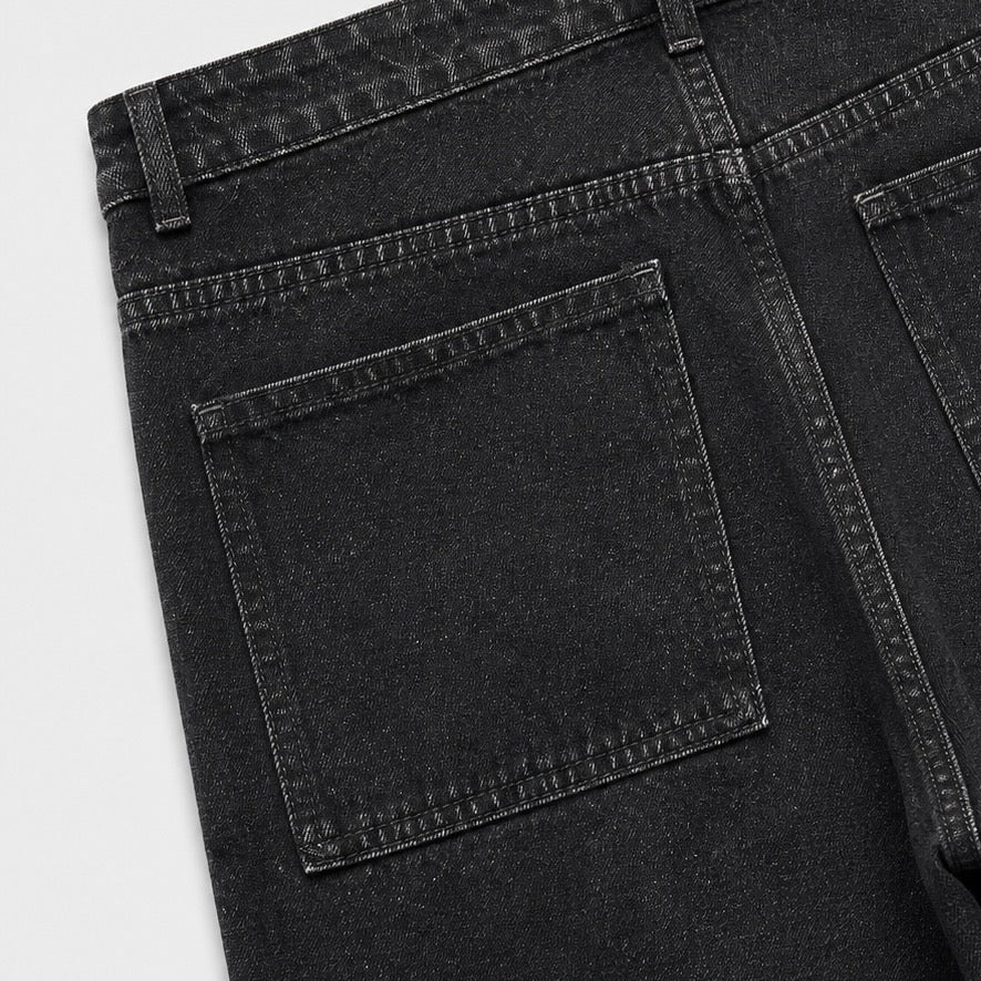 JEANS WASHED BLACK REGULAR