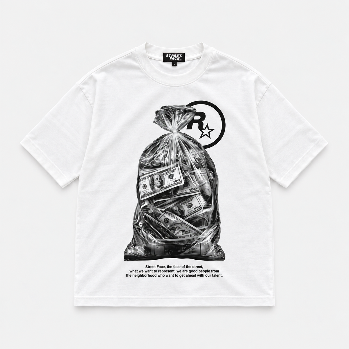 CAMISETA SF MONEY WHITE