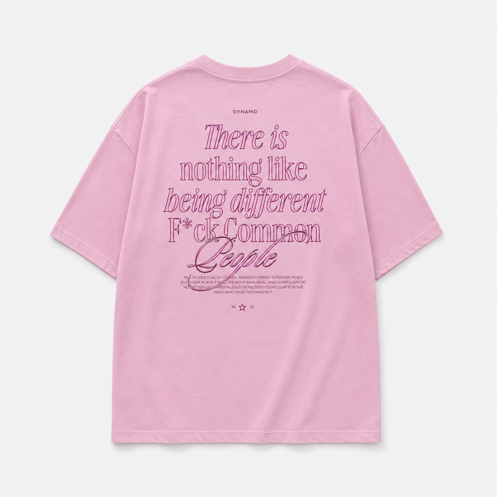 CAMISETA OVERSIZE PINK FUCK