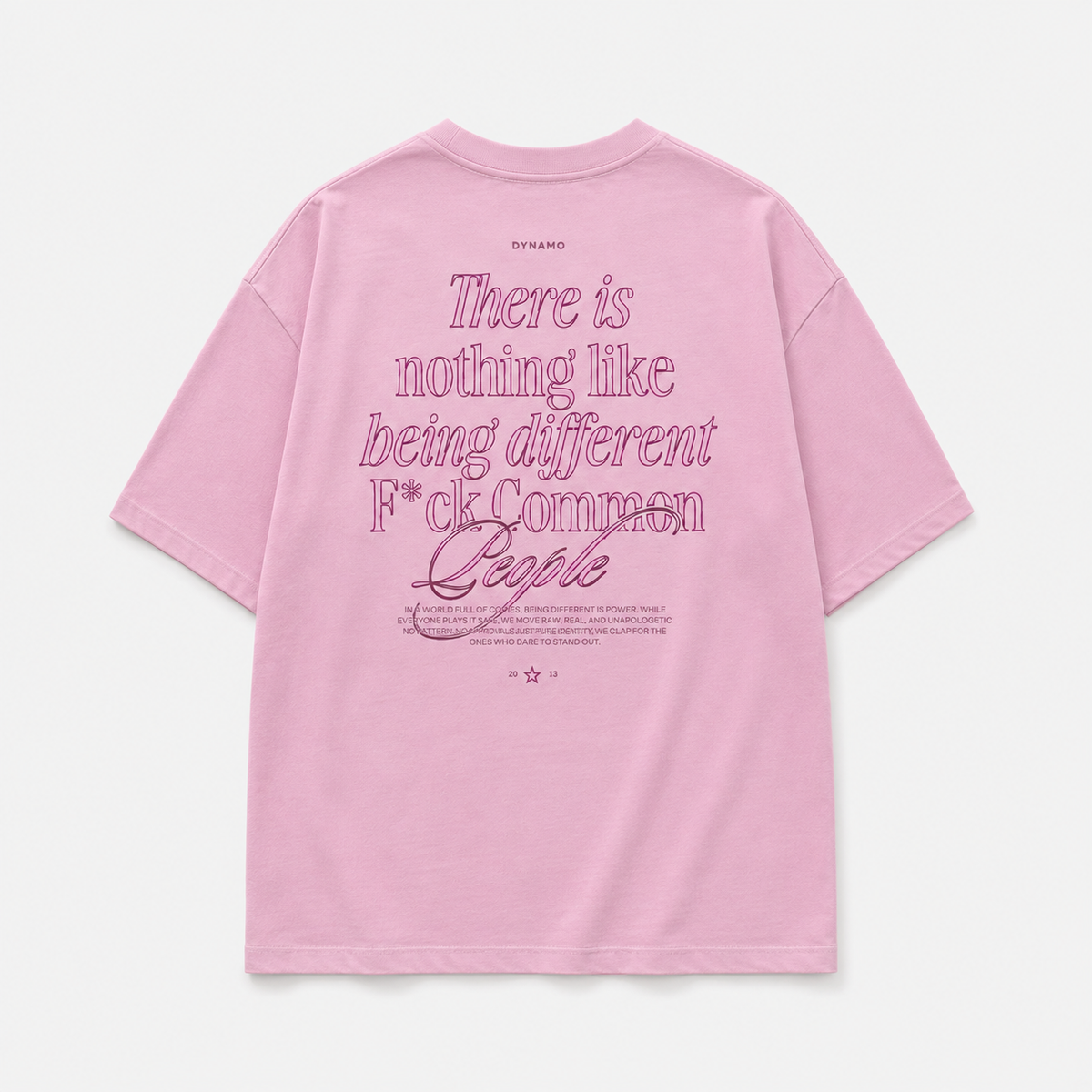 CAMISETA OVERSIZE PINK FUCK