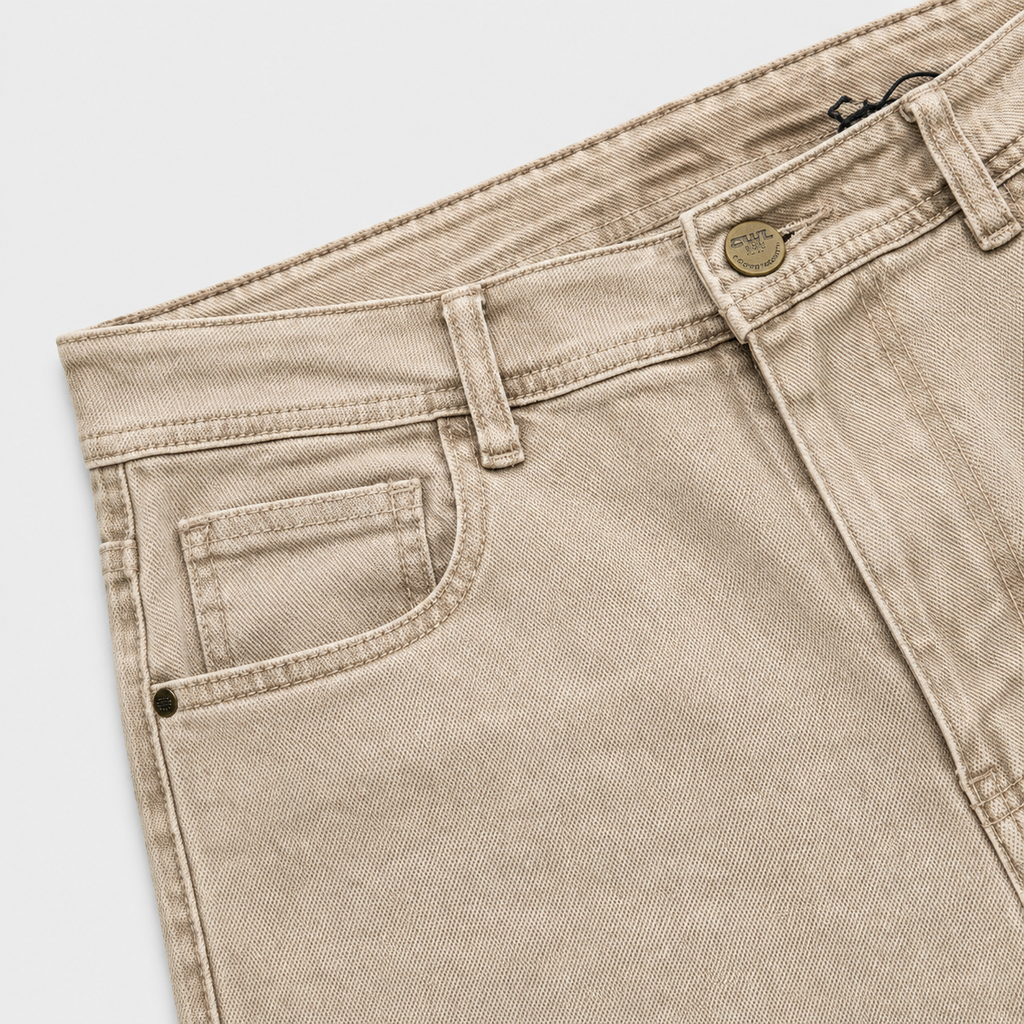 JEANS CARGO-2 BEIGE