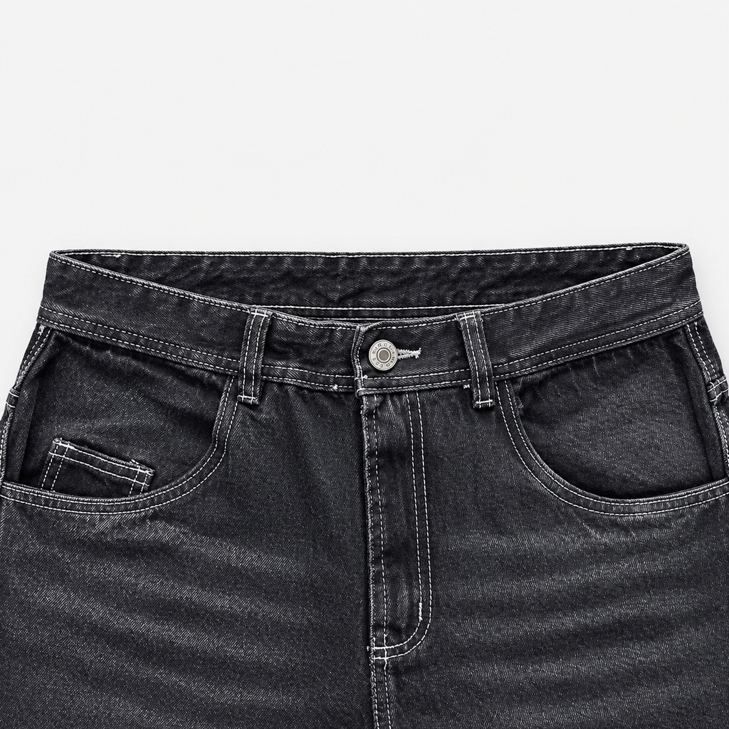 JORTS DARK GREY DENIM