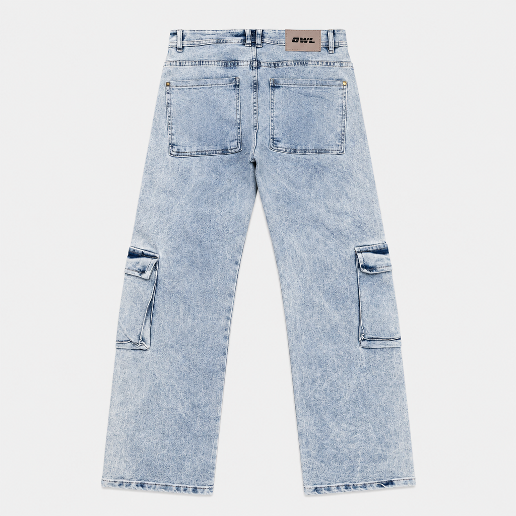 JEANS CARGO-2 CIELO