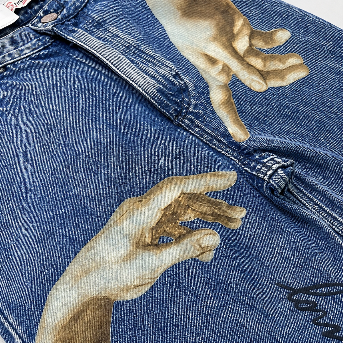 JEANS PAINT FIRE