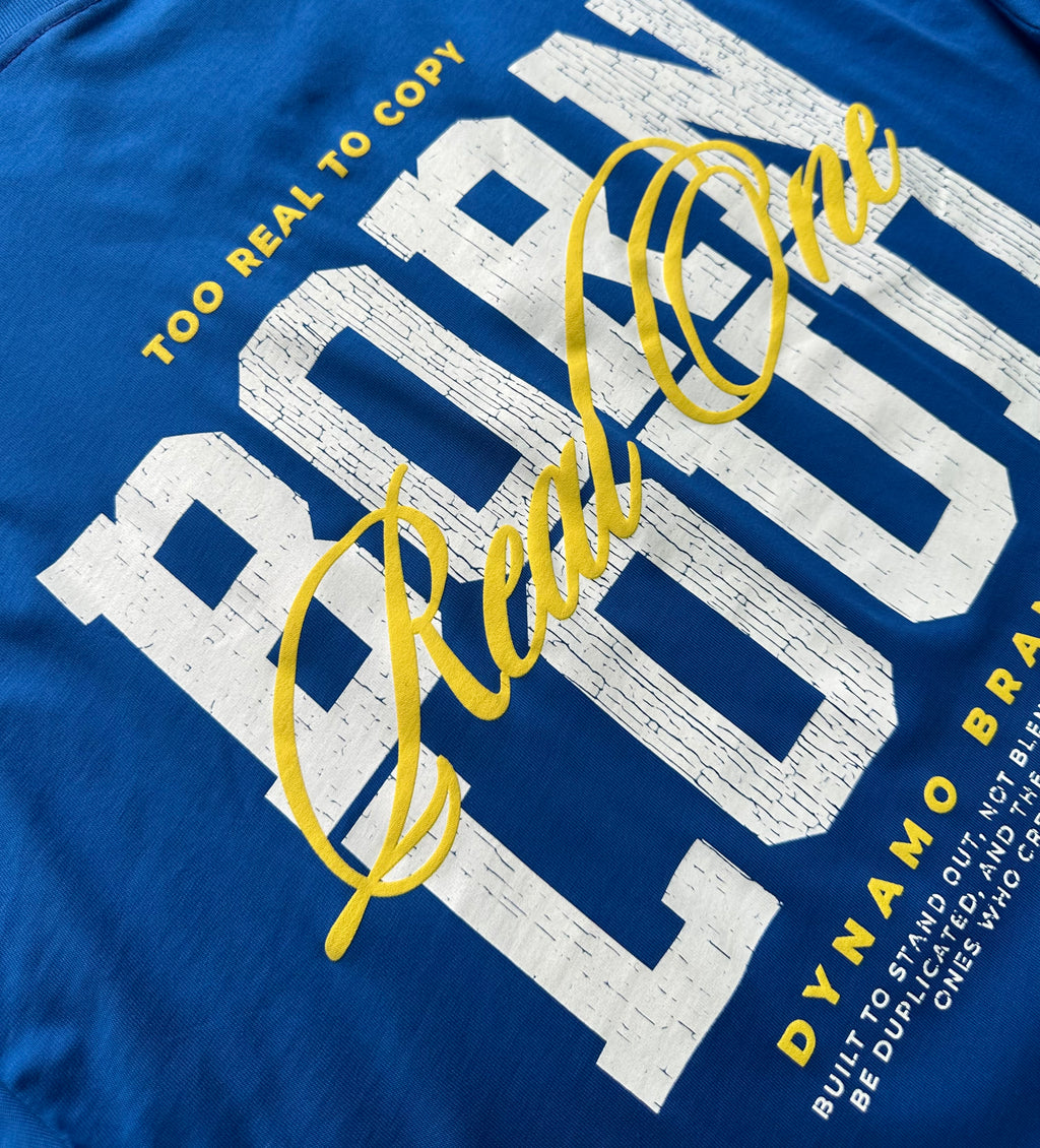 CAMISETA OVERSIZE BORN BLUE