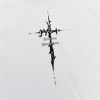 CAMISETA OVERSIZE BLANCO CRUZ