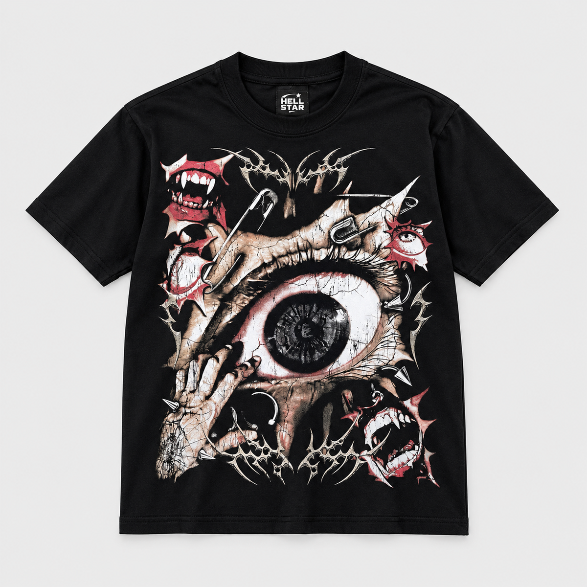 CAMISETA HELLSTAR SENSES BLACK