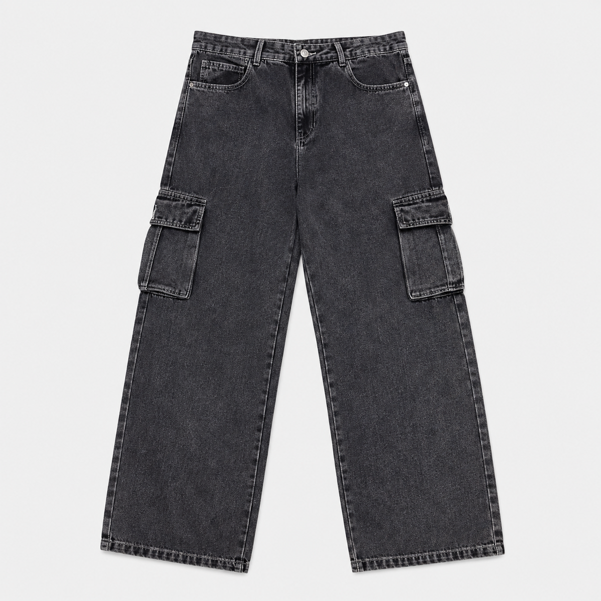 JEANS LOOSE FIT GRIS