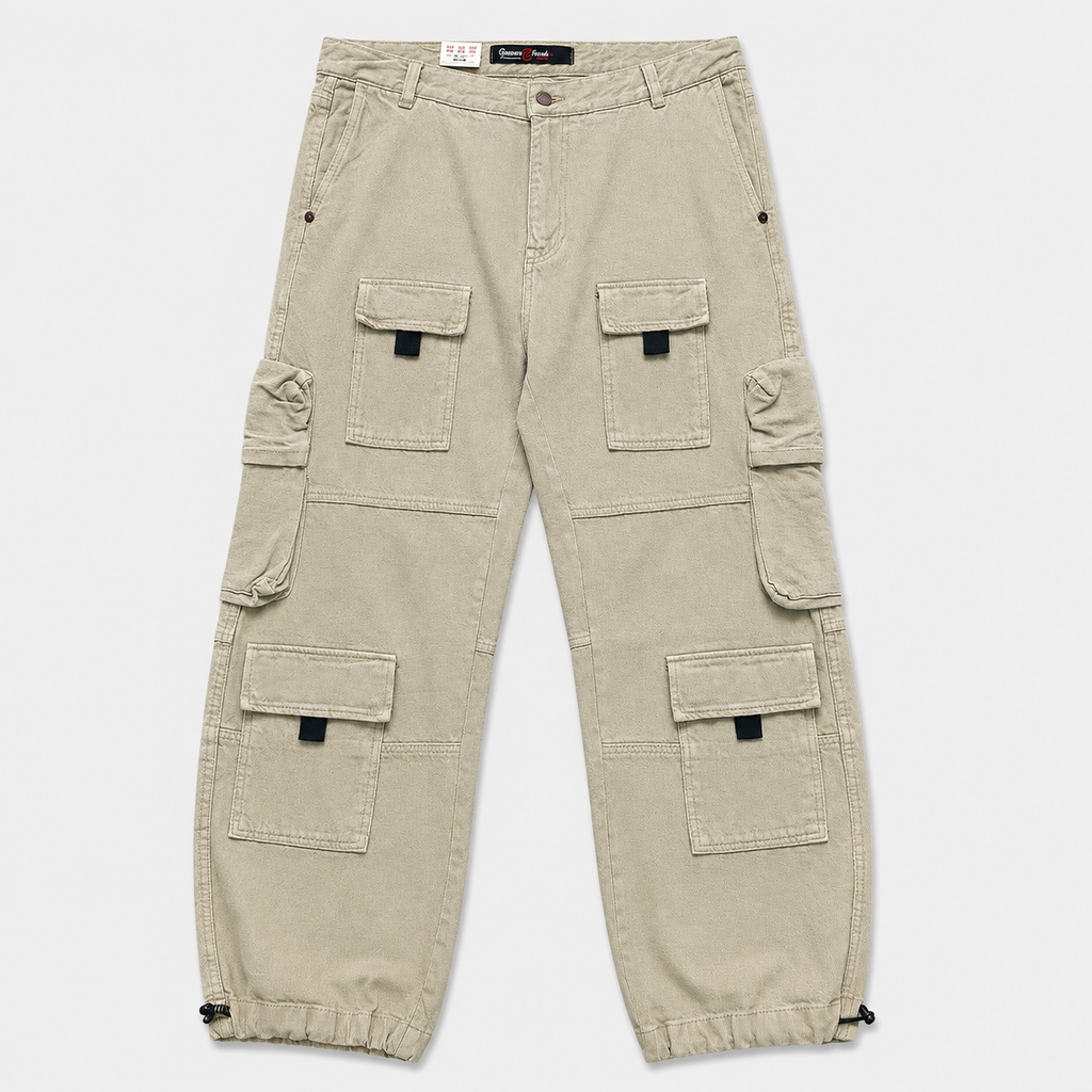 JEANS EXTRA-CARGO BEIGE