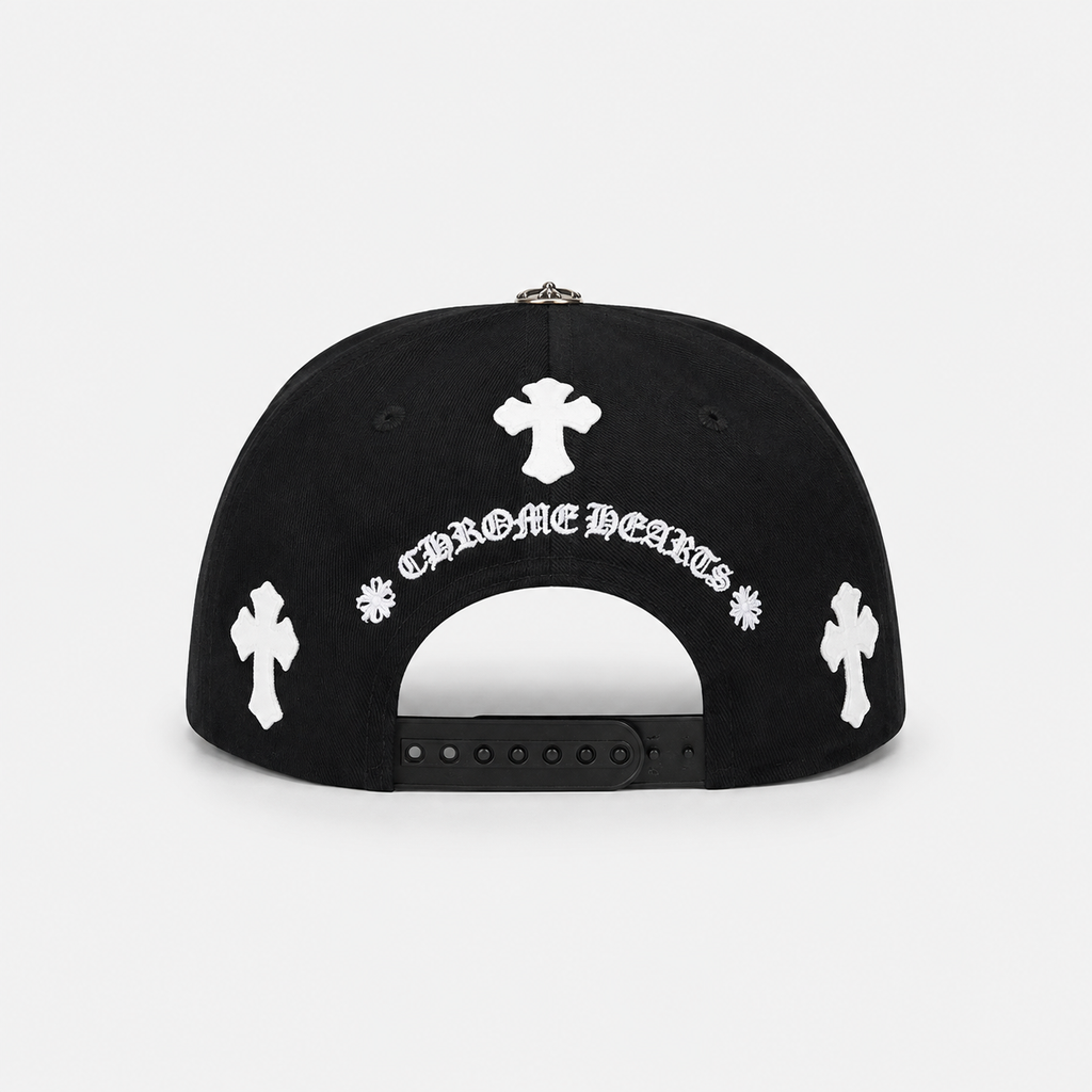 GORRA CHROME HEART NEGRO