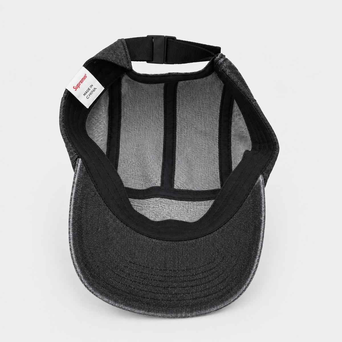 GORRA SUPREME GREY DENIM