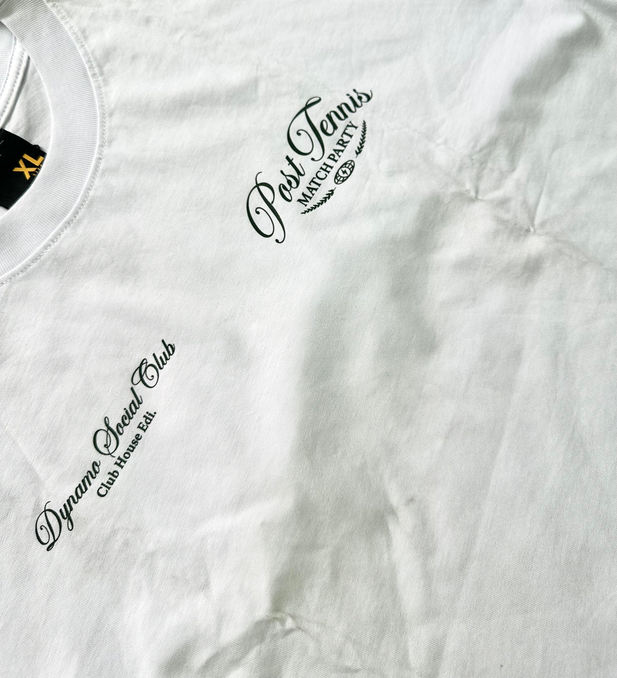 CAMISETA OVERSIZE BLANCO TENNIS