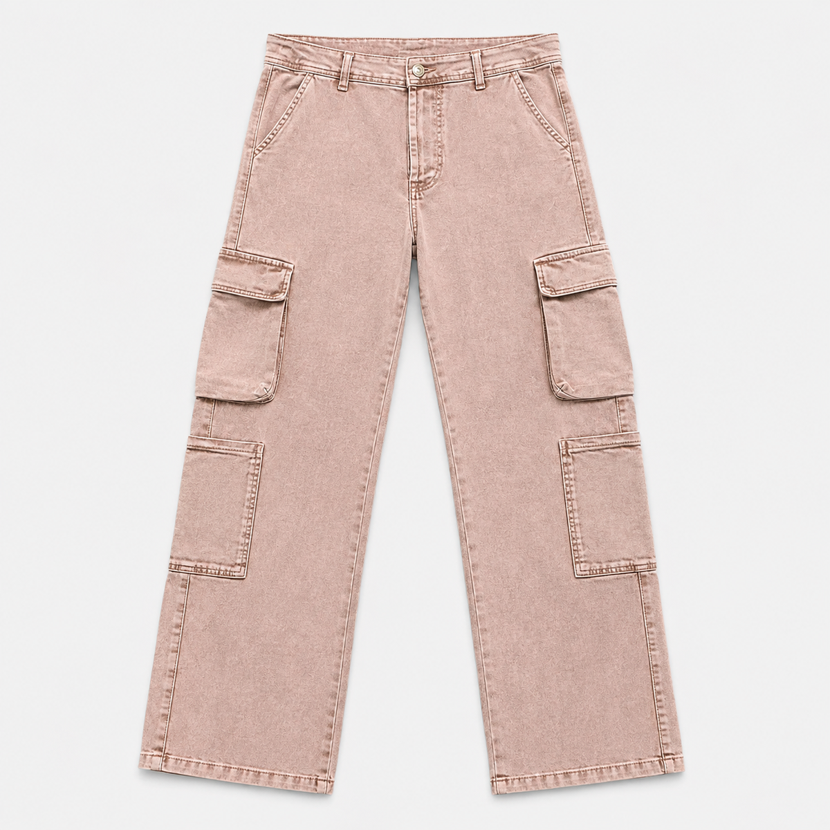 JEANS CARGO-4 CORAL
