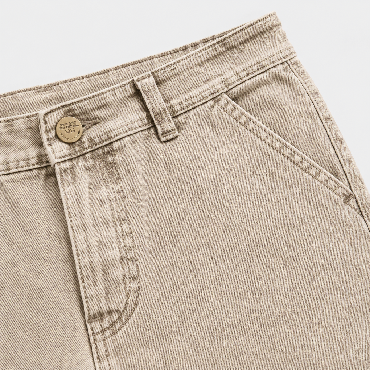 JEANS CARGO-4 BEIGE