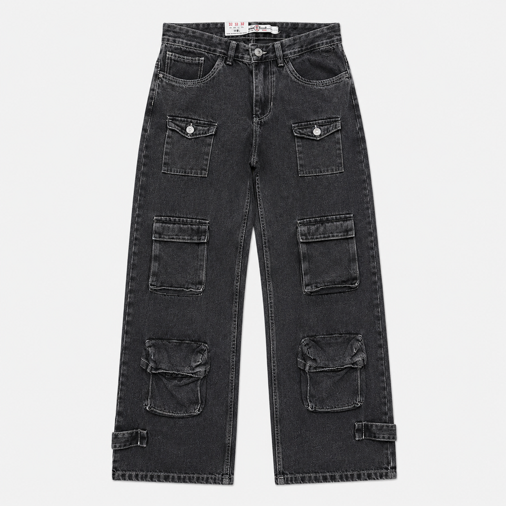 JEANS MAXI-BOLD GRIS