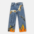 JEANS PAINT FIRE