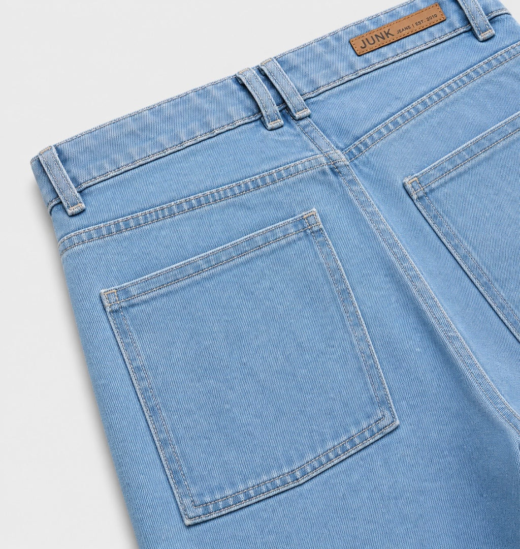 JEANS AZÚL CARGO REGULAR