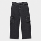JEANS CARGO-2 GRIS