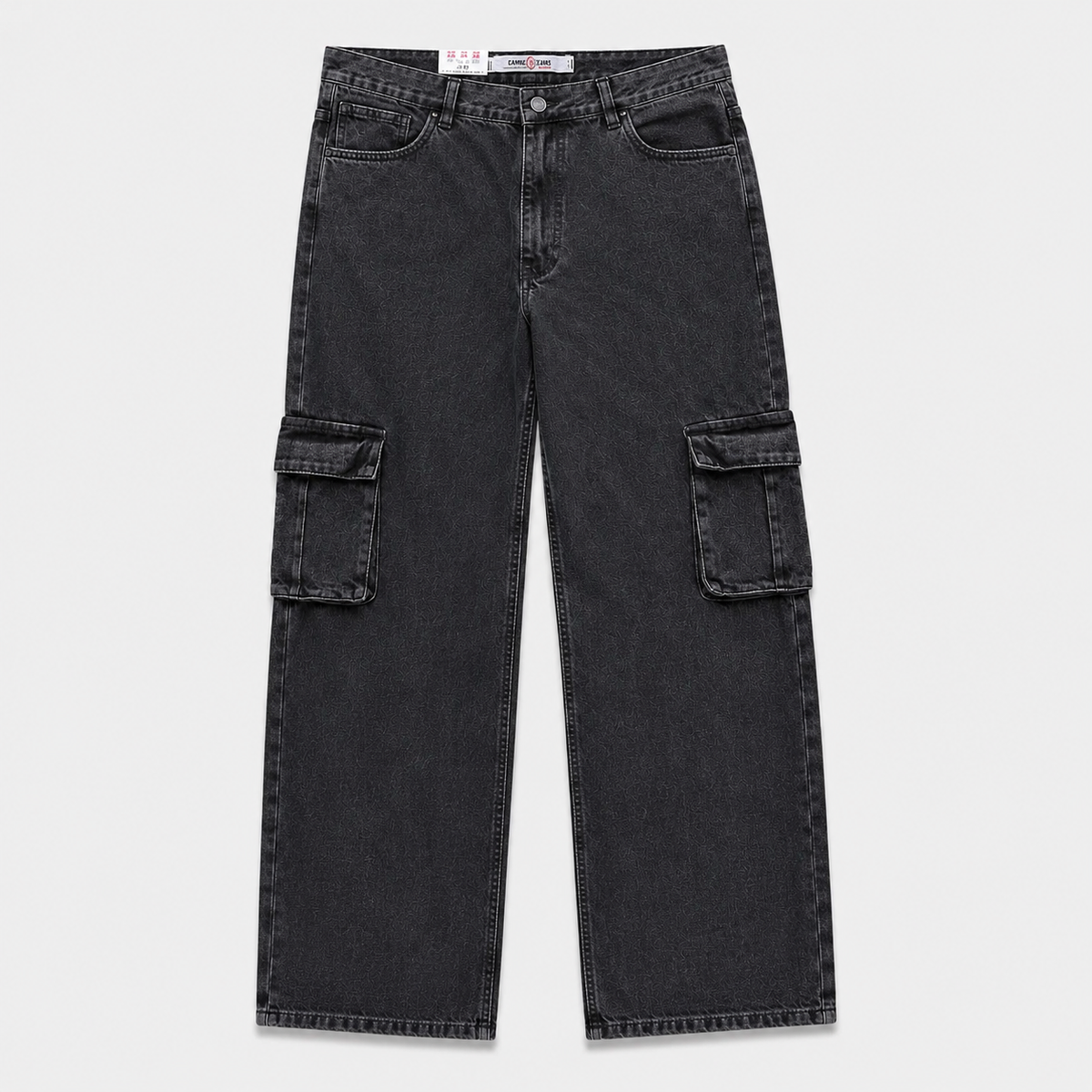 JEANS CARGO-2 GRIS