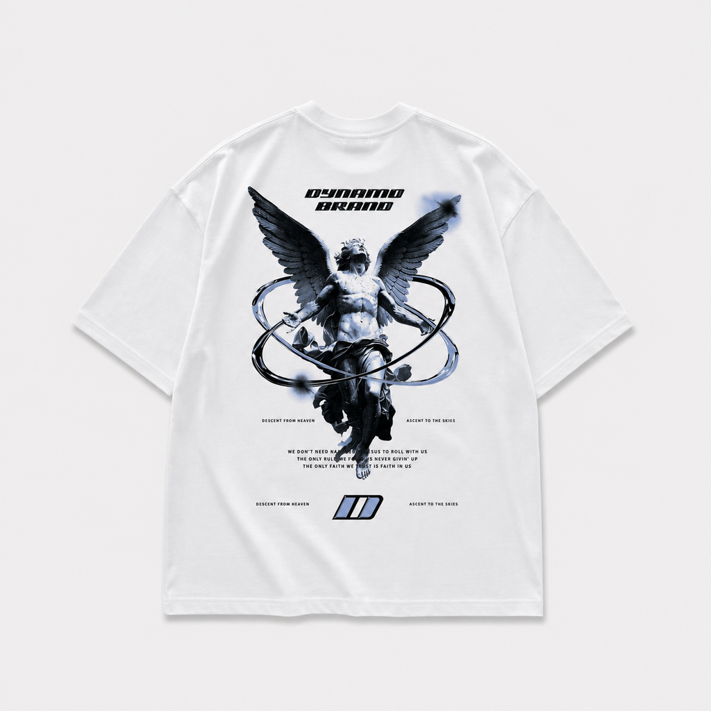 CAMISETA OVERSIZE BLANCO ÁNGEL