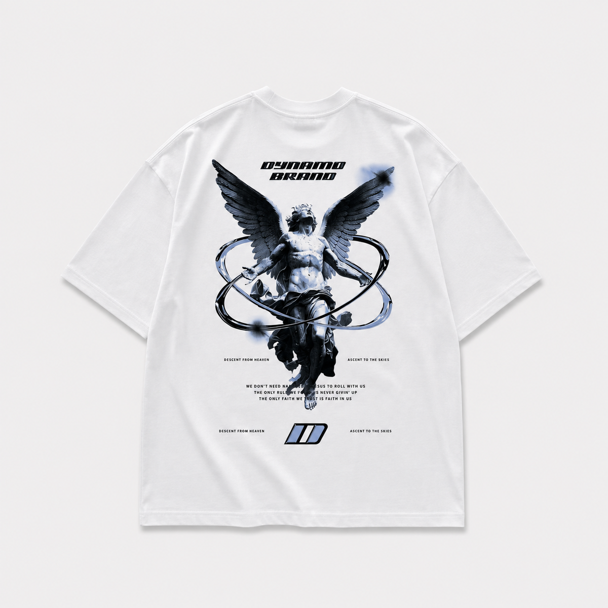 CAMISETA OVERSIZE BLANCO ÁNGEL