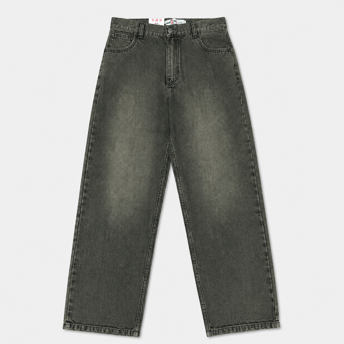 JEANS DIR-GREEN WASHED