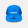 GORRA SUPREME AZUL MALLA
