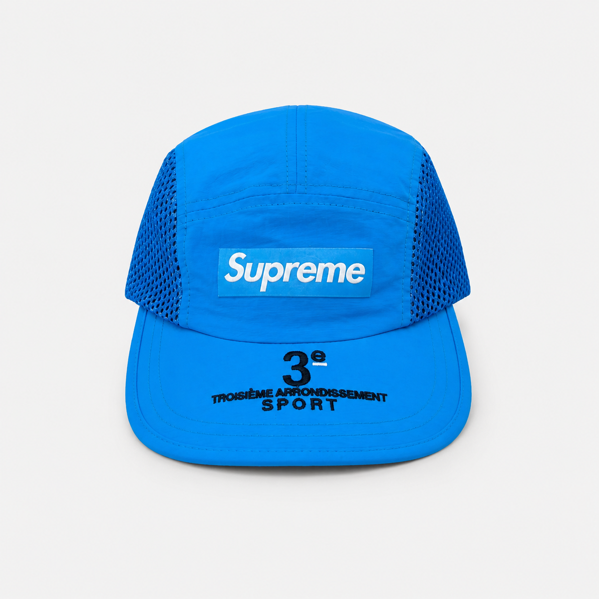 GORRA SUPREME AZUL MALLA