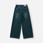 JEANS WASHED PETROL-BELT