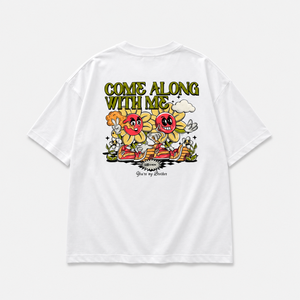 CAMISETA OVERSIZE FLOWERS