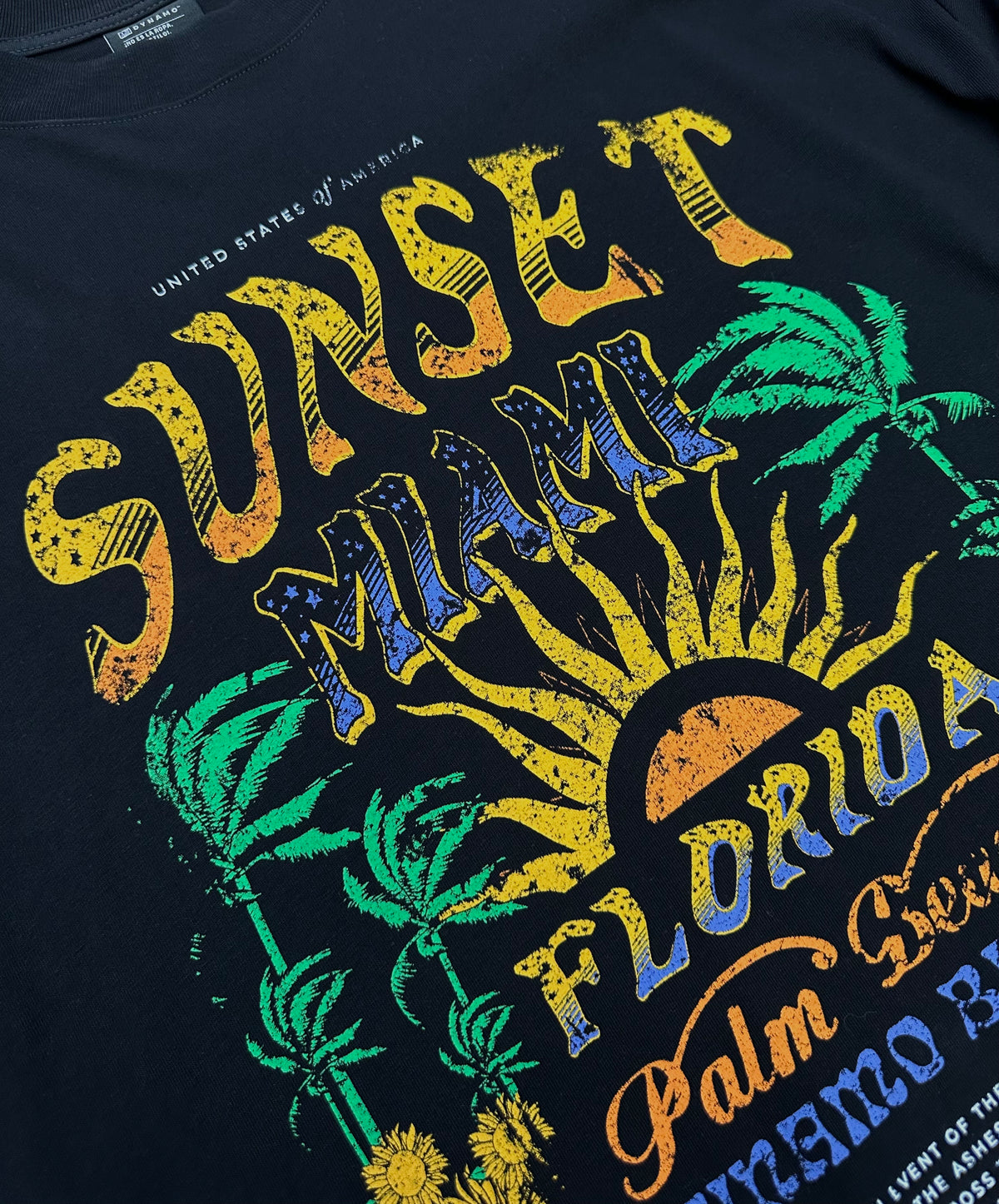 CAMISETA OVERSIZE NEGRO SUNSET