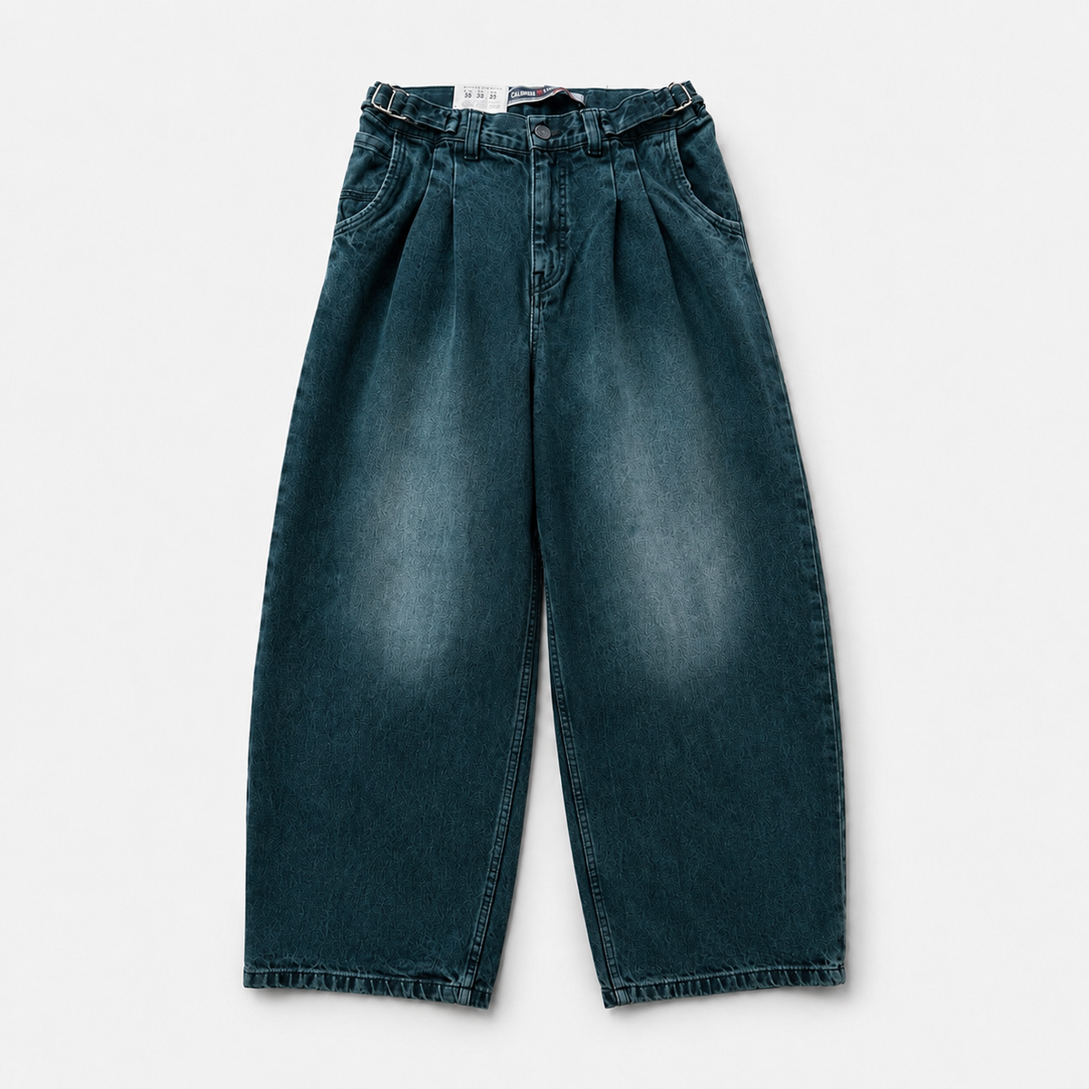 JEANS WASHED PETROL-BELT