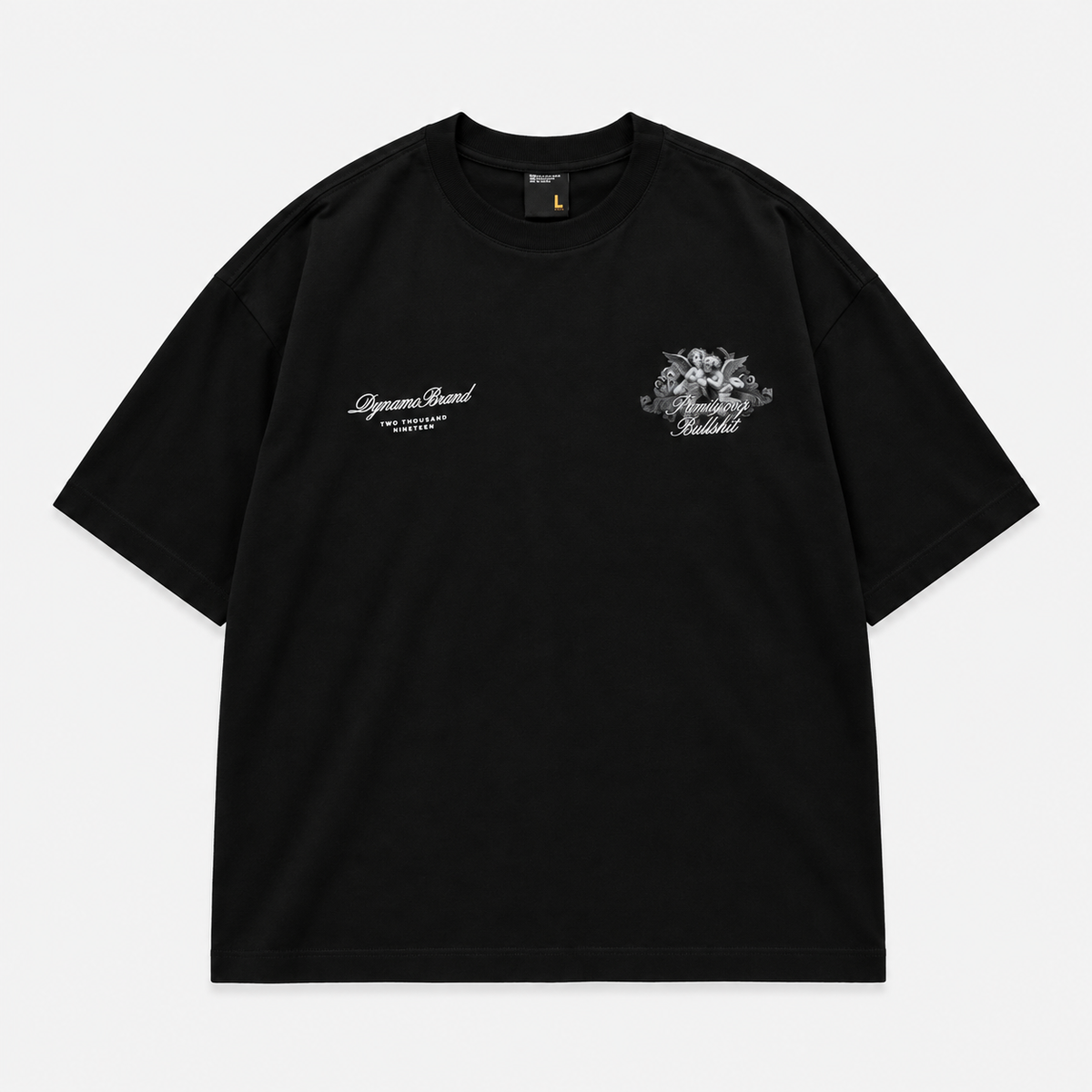 CAMISETA OVERSIZE ANGELS BLACK
