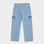 JEANS AZÚL CARGO REGULAR