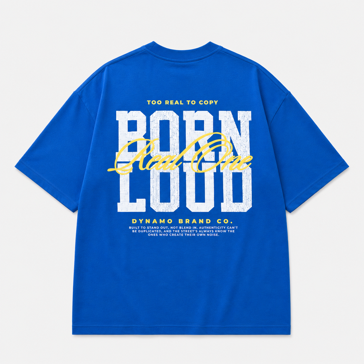 CAMISETA OVERSIZE BORN BLUE