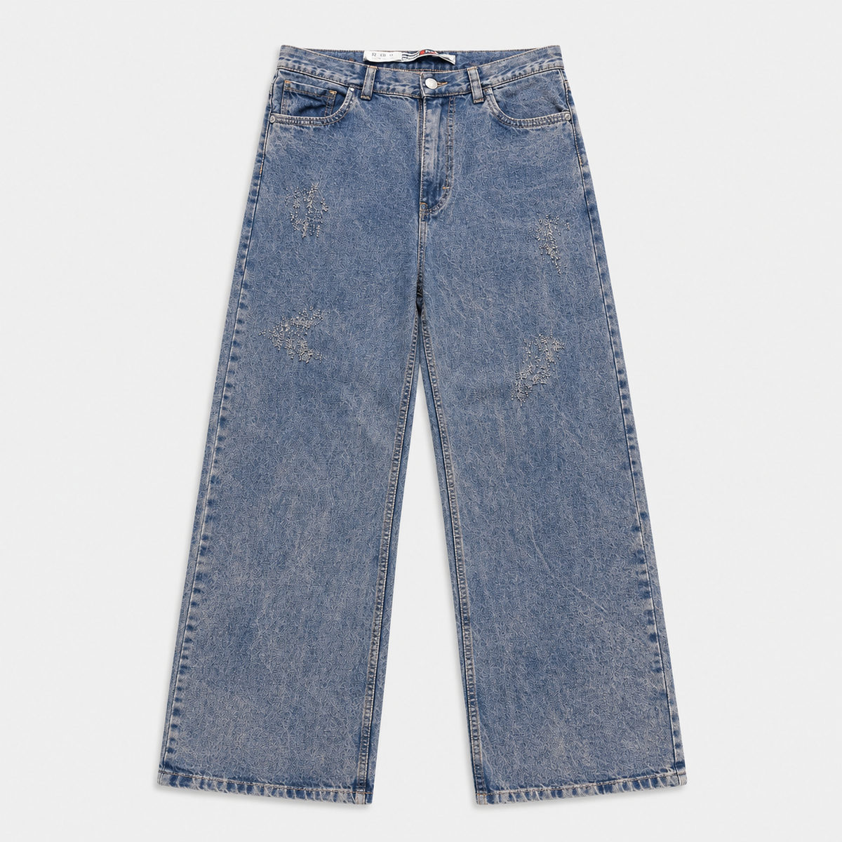 JEANS LILA-AZÚL DEST
