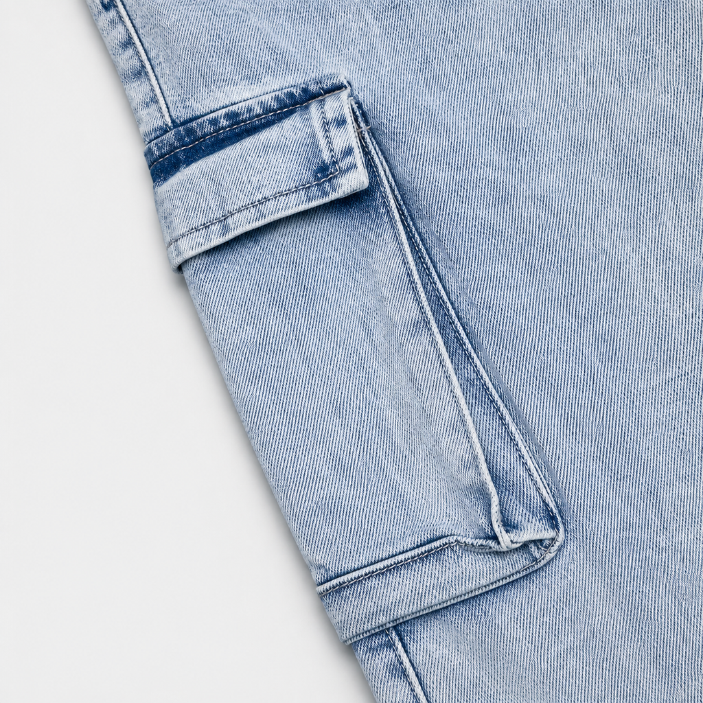 JEANS CARGO-2 CIELO