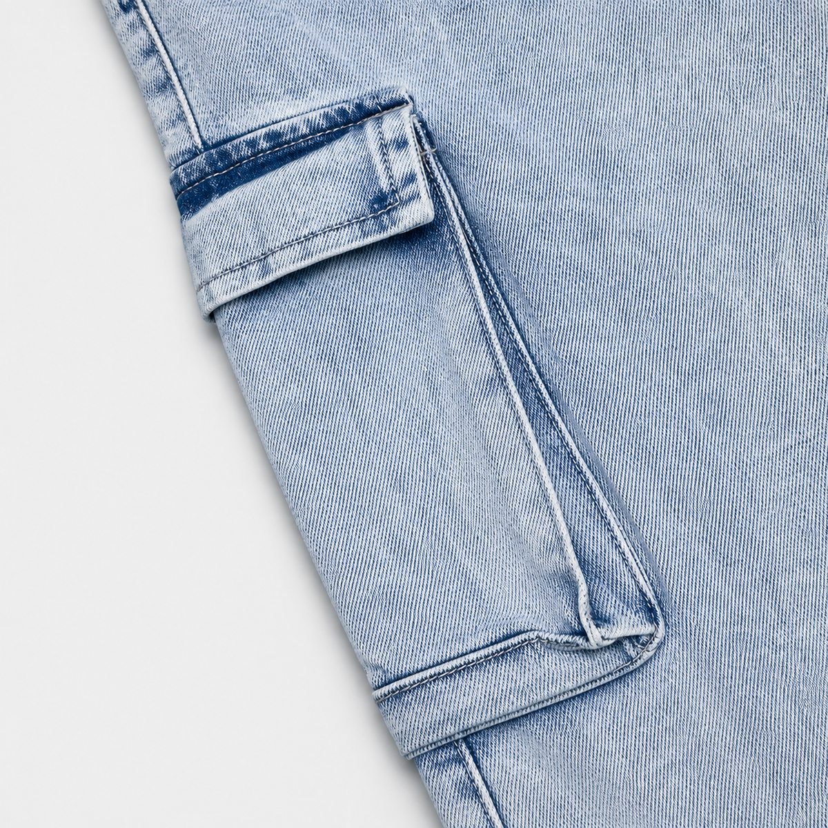 JEANS CARGO-2 CIELO