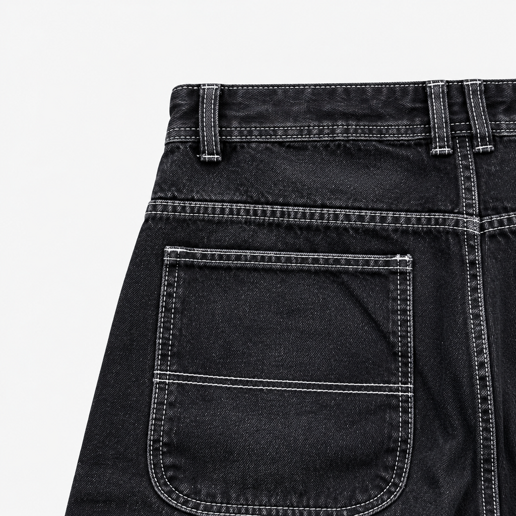 JORTS DARK GREY DENIM