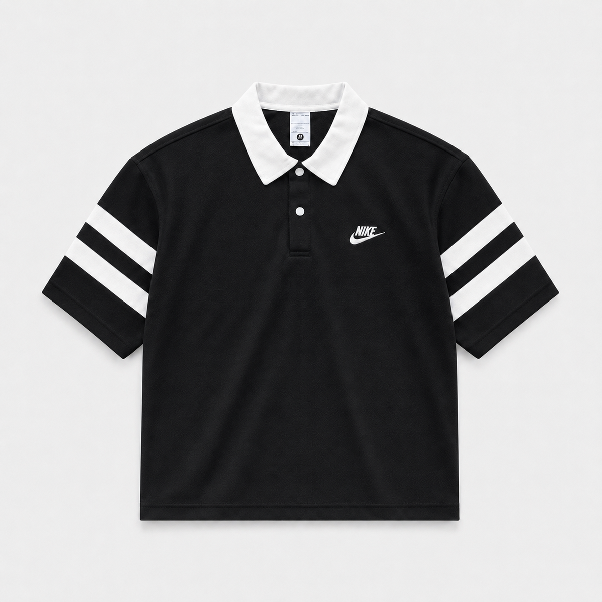 POLO NIKE BOXY NEGRO