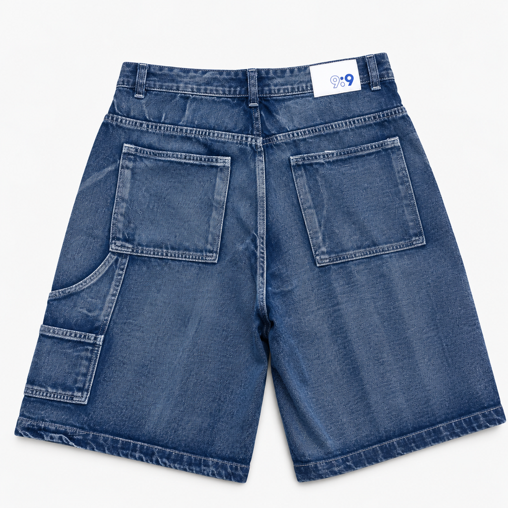 JORTS DENIM DARK BLUE