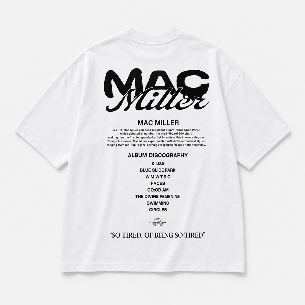 CAMISETA OVERSIZE MAC MILLER