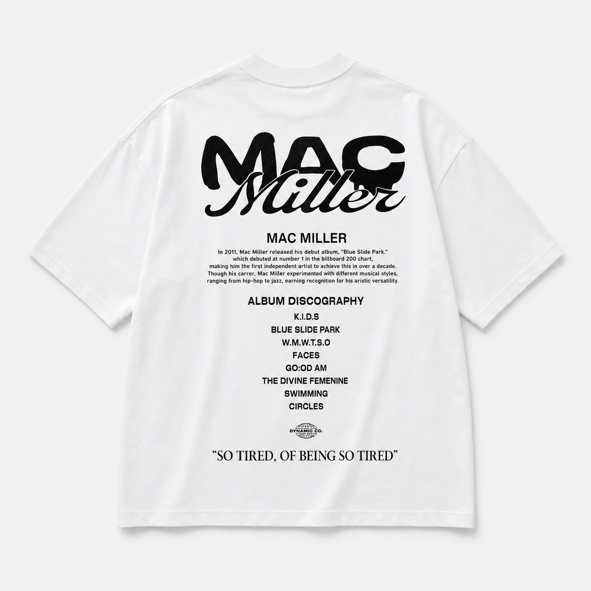 CAMISETA OVERSIZE MAC MILLER