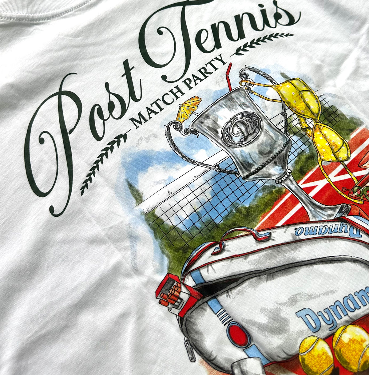 CAMISETA OVERSIZE BLANCO TENNIS