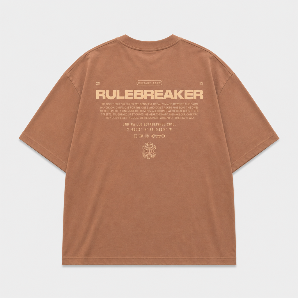 CAMISETA OVERSIZE CAFÉ